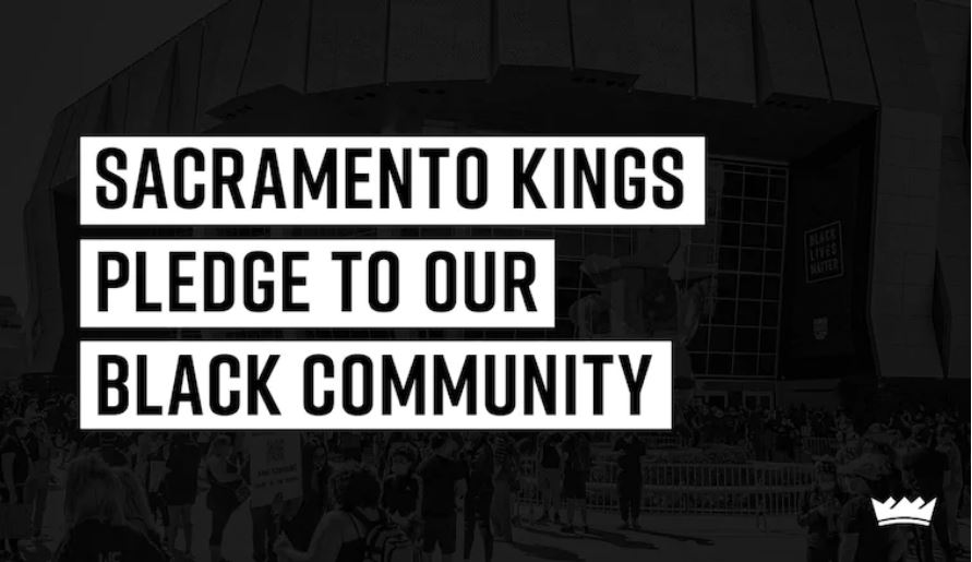 Sacramento Kings announce a “Pledge to Our Black Community” commitment to combat injustice
