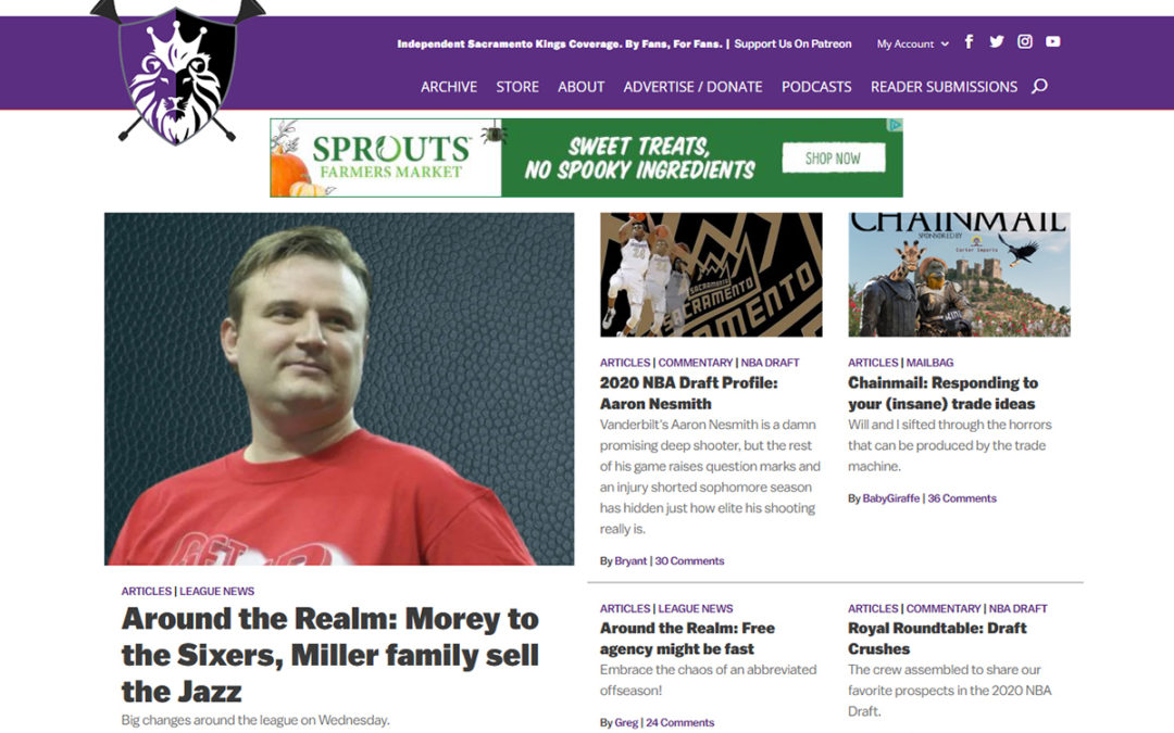 Welcome to the new Kings Herald layout!