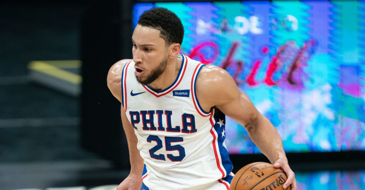 Joel Embiid had shocked reaction to Ben Simmons passing up open dunk