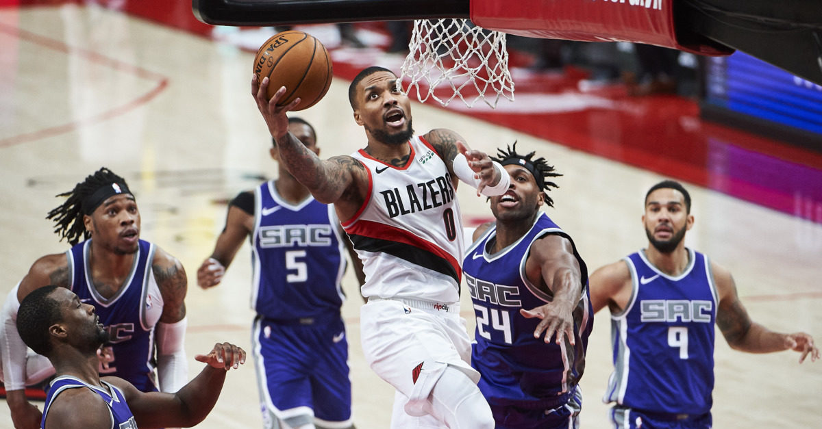 Damian Lillard's Ridiculous Game Winner Lifts Blazers Over Rockets