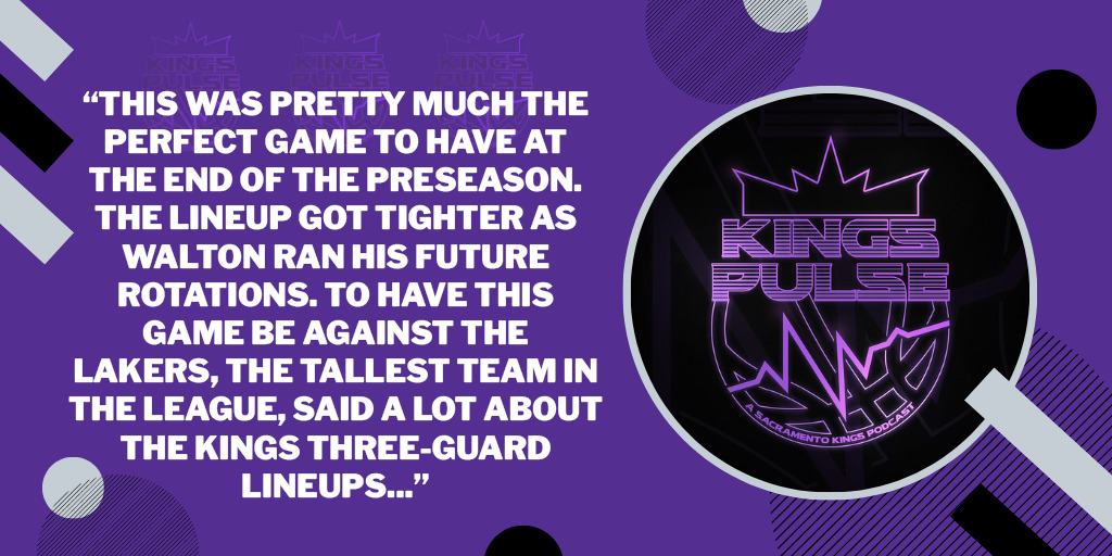 Kings Pulse: Undefeated in the 2021-22 preseason!