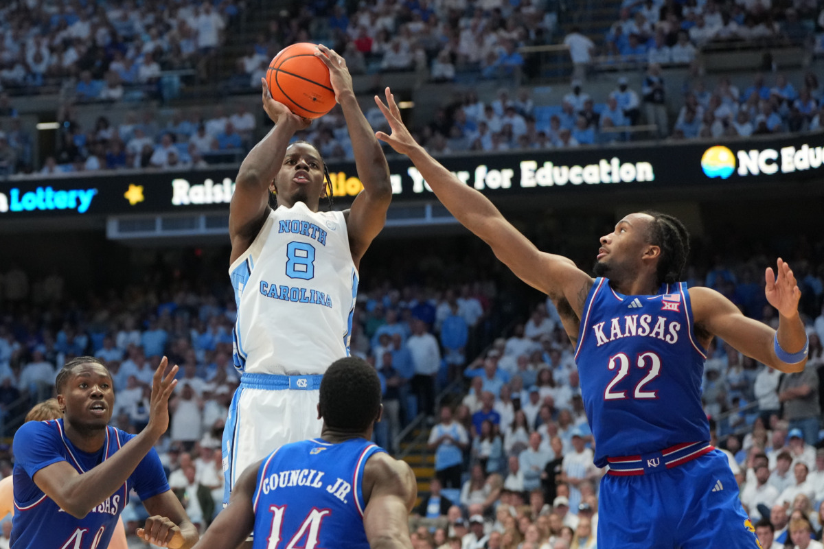NCAA Basketball: Kansas at North Carolina
