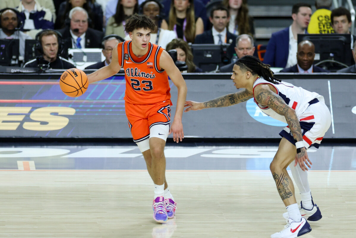 NCAA Basketball: Final Four National Semifinal-Illinois at Connecticut