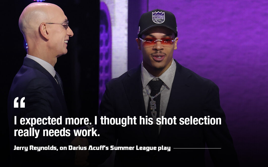 A Sacramento Kings Summer League recap with Jerry Reynolds